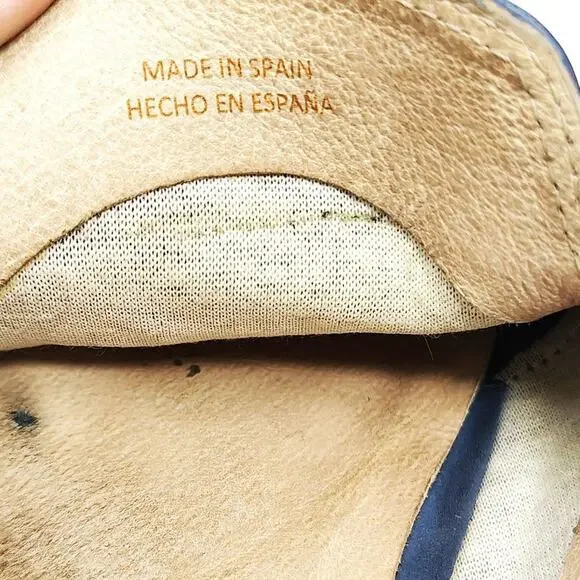 Pikolinos Shoes Womens 10/10.5 Mules Bari Blue Leather Boho Slip On 41 - Picture 9 of 10